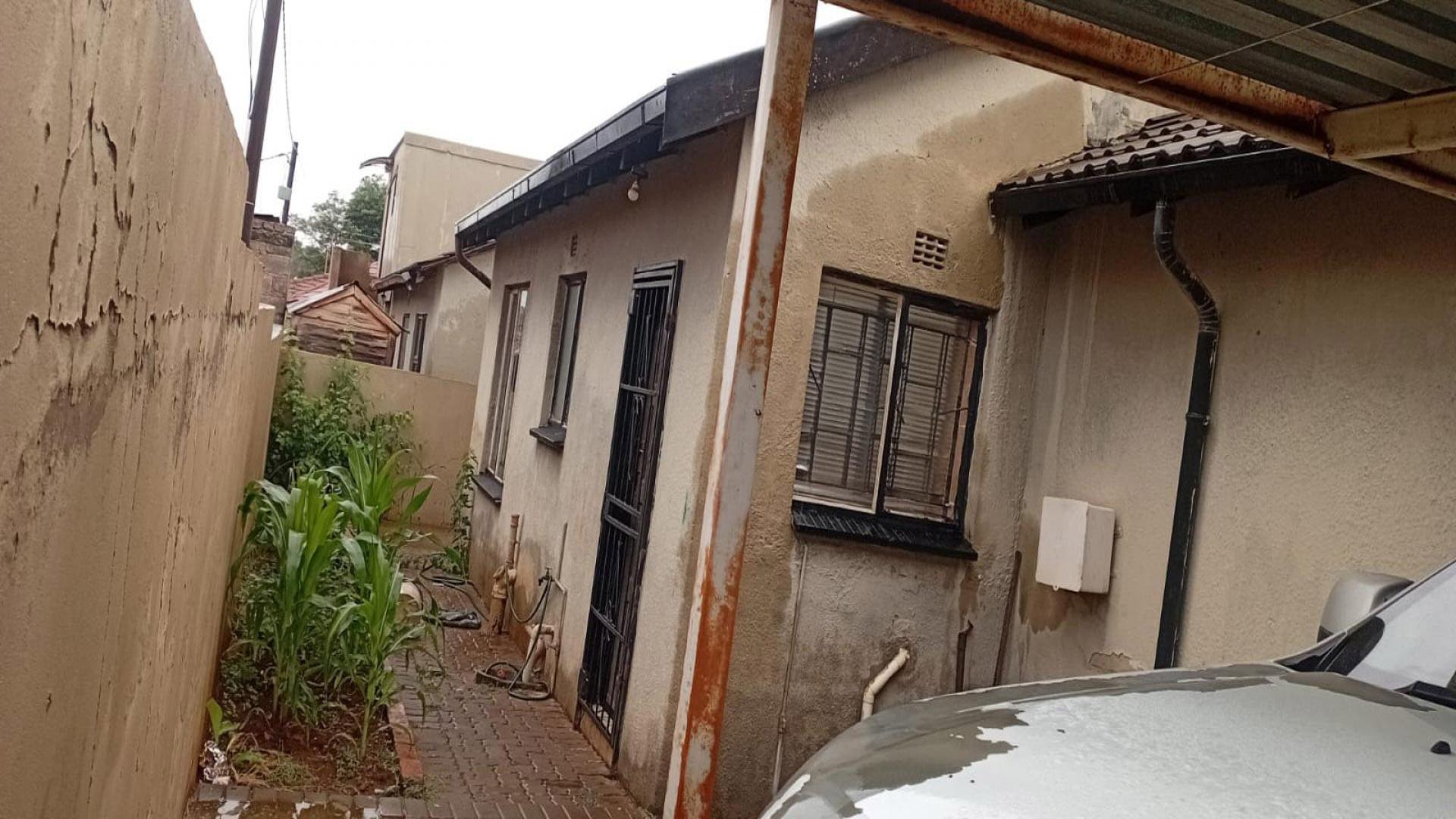 Backyard of property in Clayville