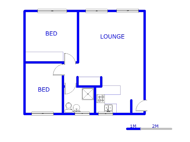Ground Floor - 67m2 of property for sale in Vorna Valley
