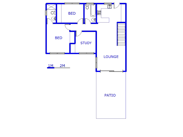 Floor plan of the property in Radiokop