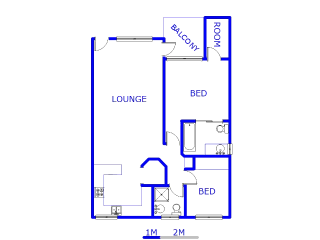 Floor plan of the property in Elton Hill