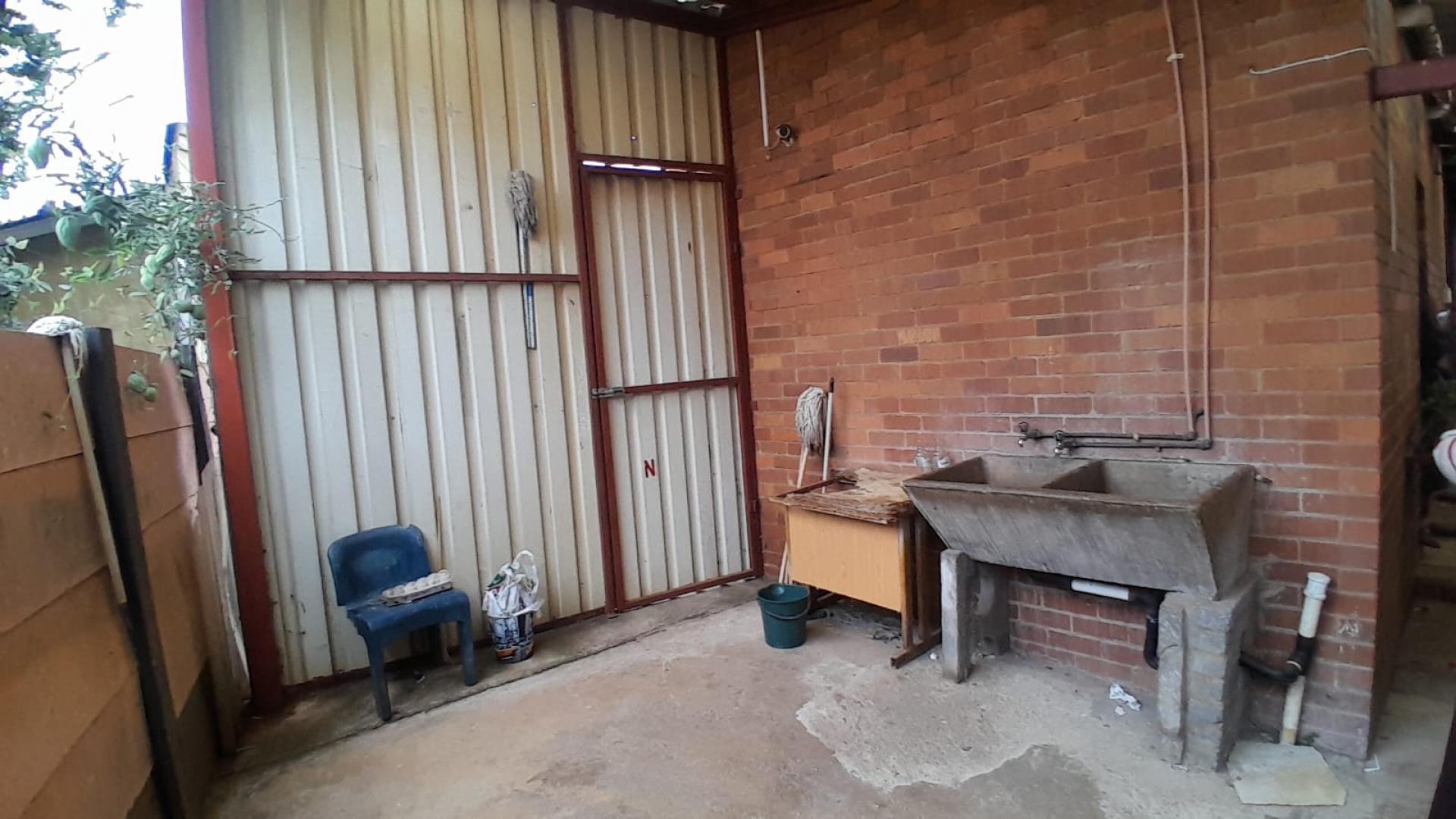 Backyard of property in Carletonville