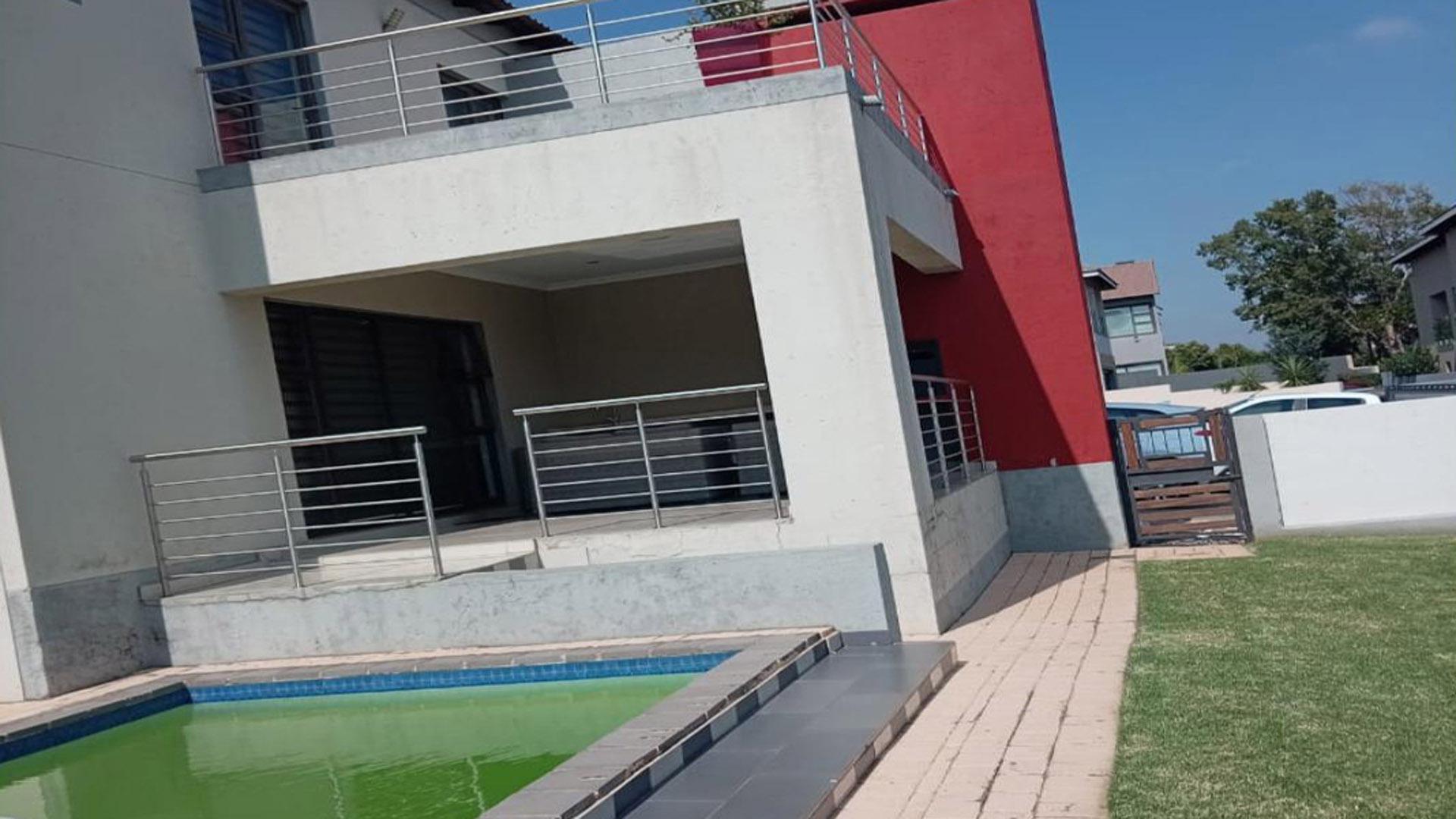 Backyard of property in Boardwalk Manor Estate