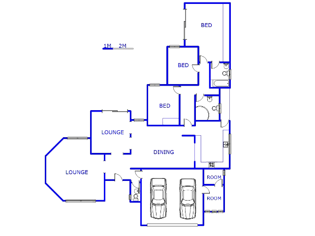 Floor plan of the property in Mondeor