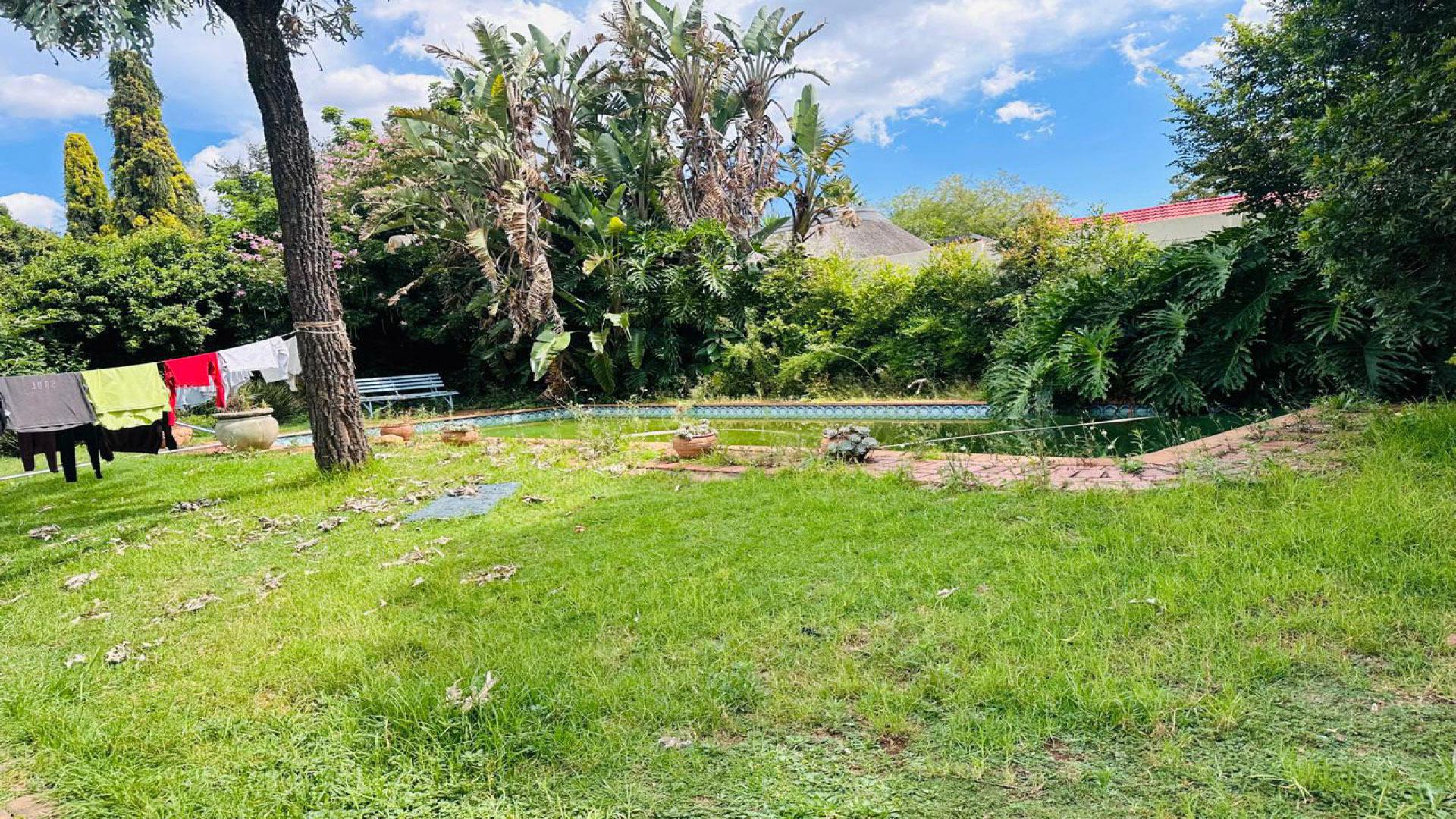 Backyard of property in Edenvale