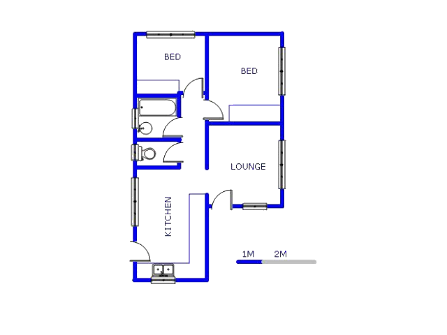Ground Floor - 53m2 of property for sale in Ennerdale