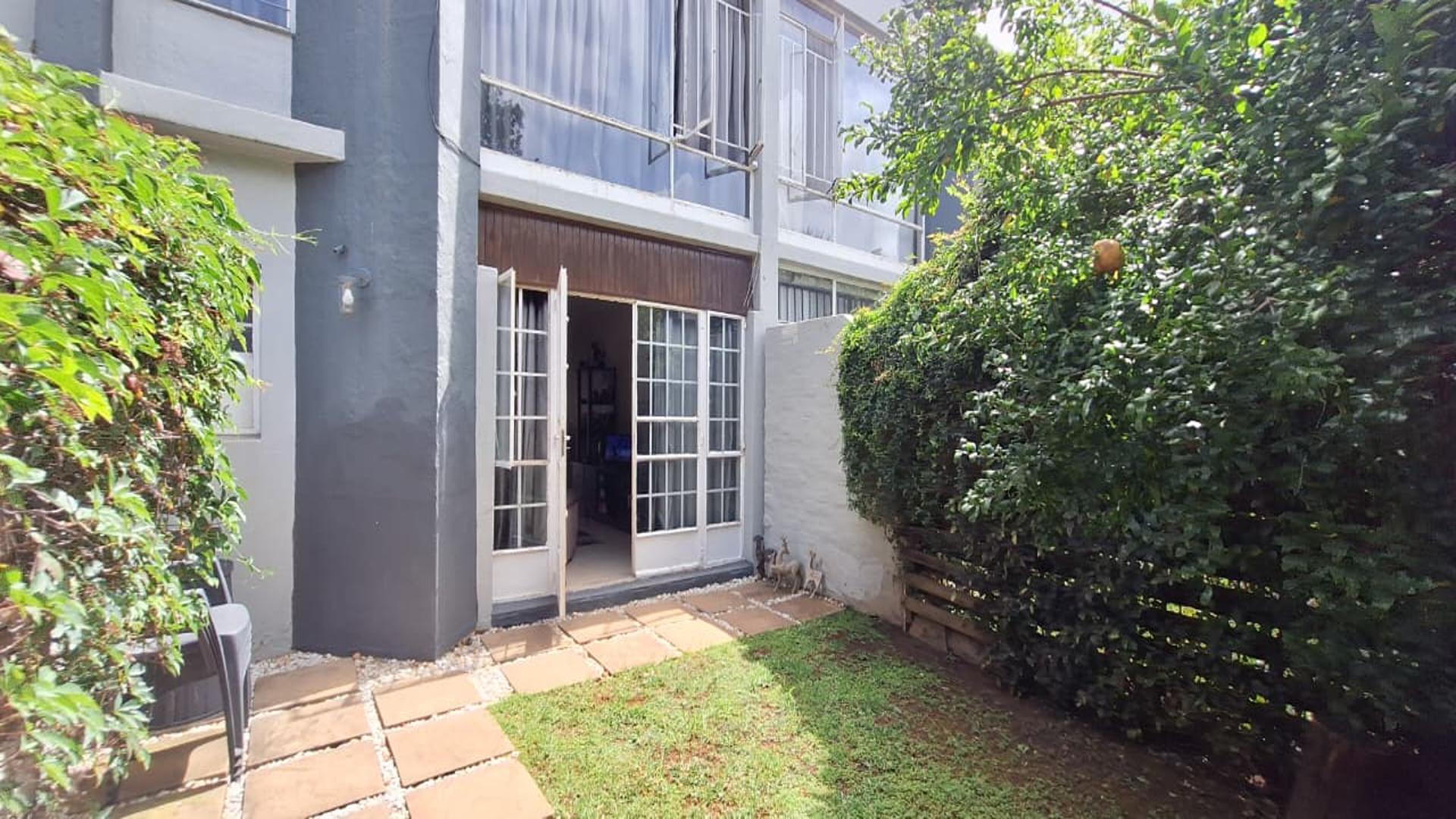 Backyard of property in Albertville