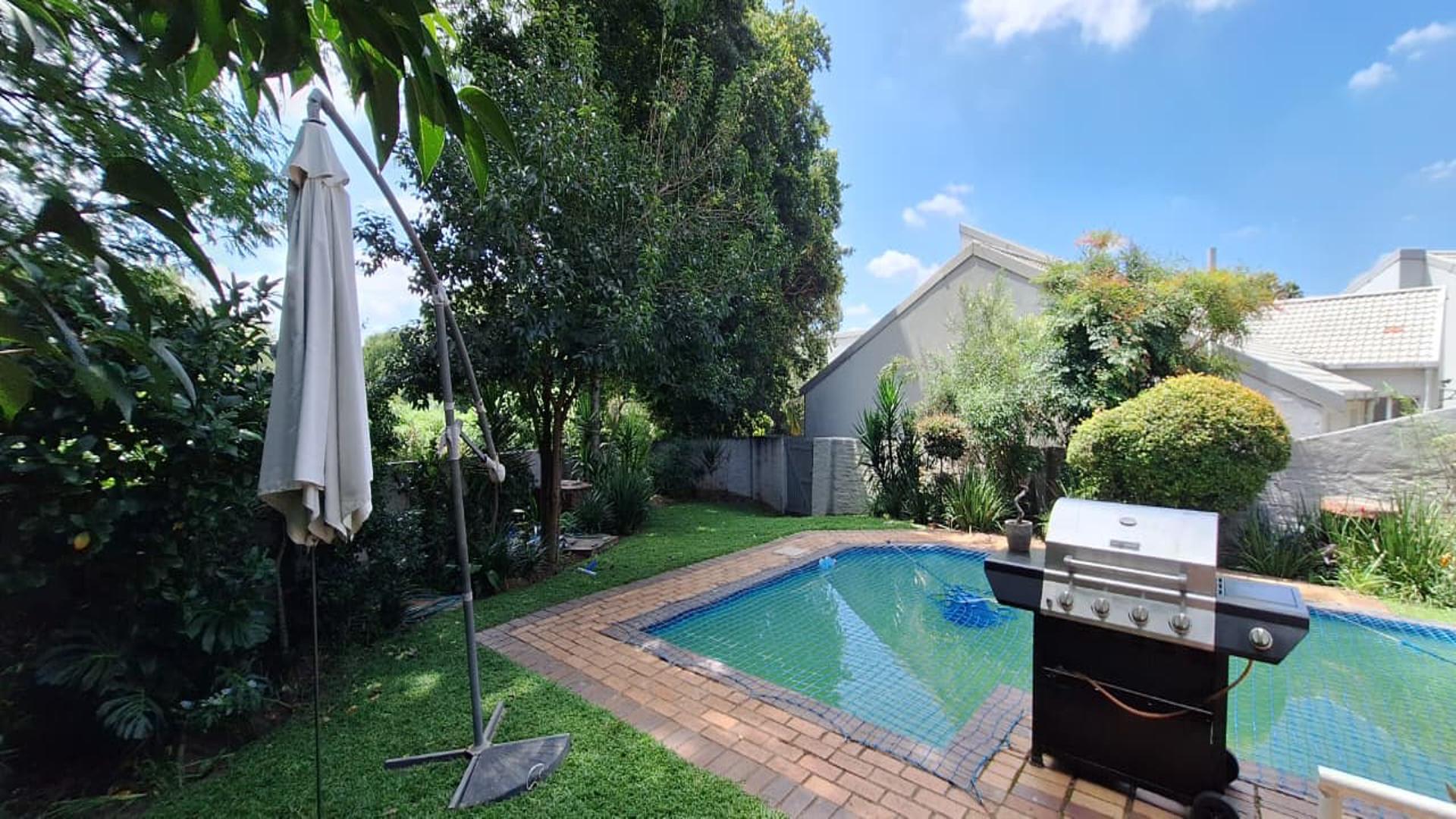 Backyard of property in Lone Hill