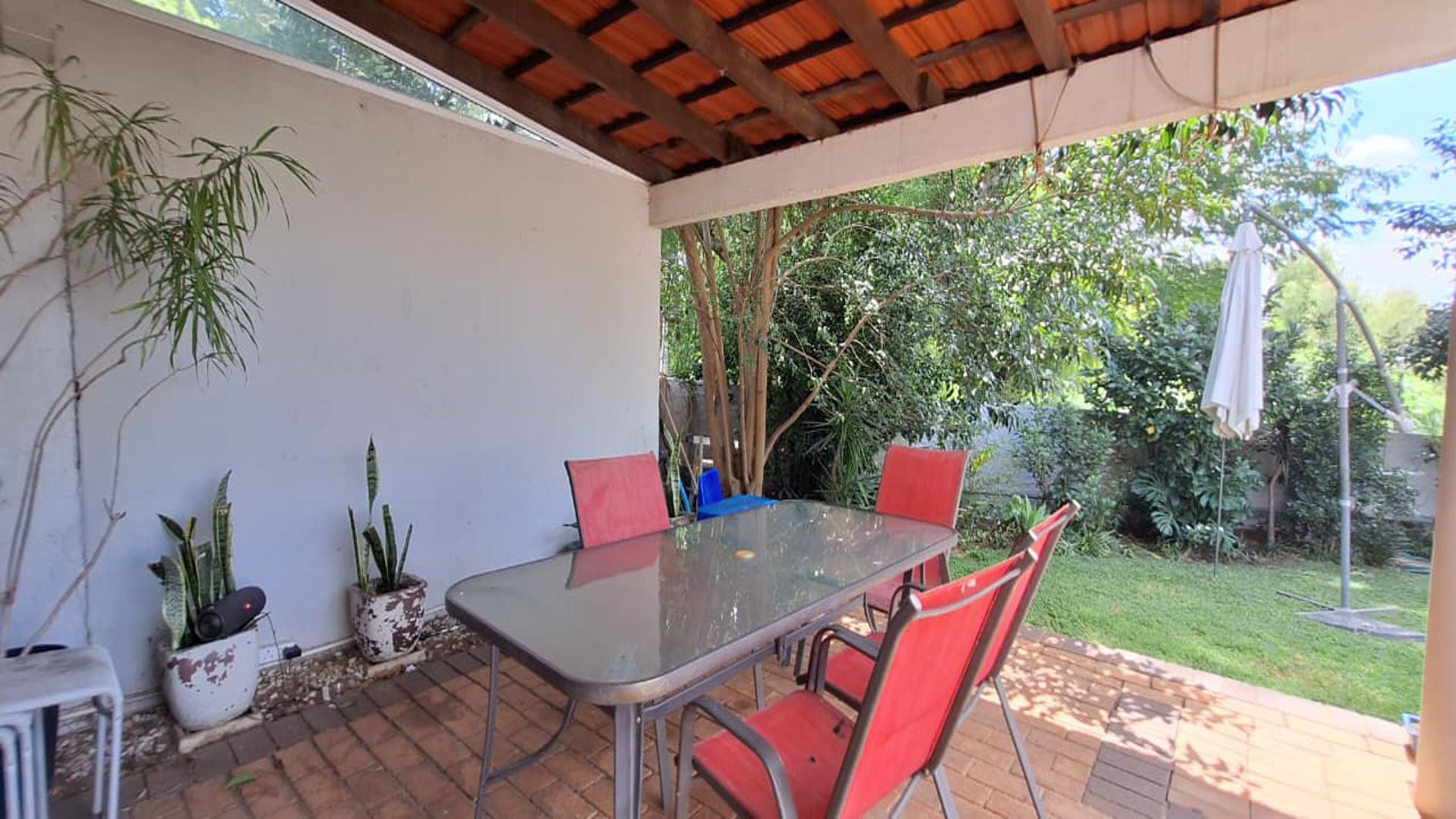 Backyard of property in Lone Hill