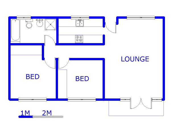 Floor plan of the property in Chasedene