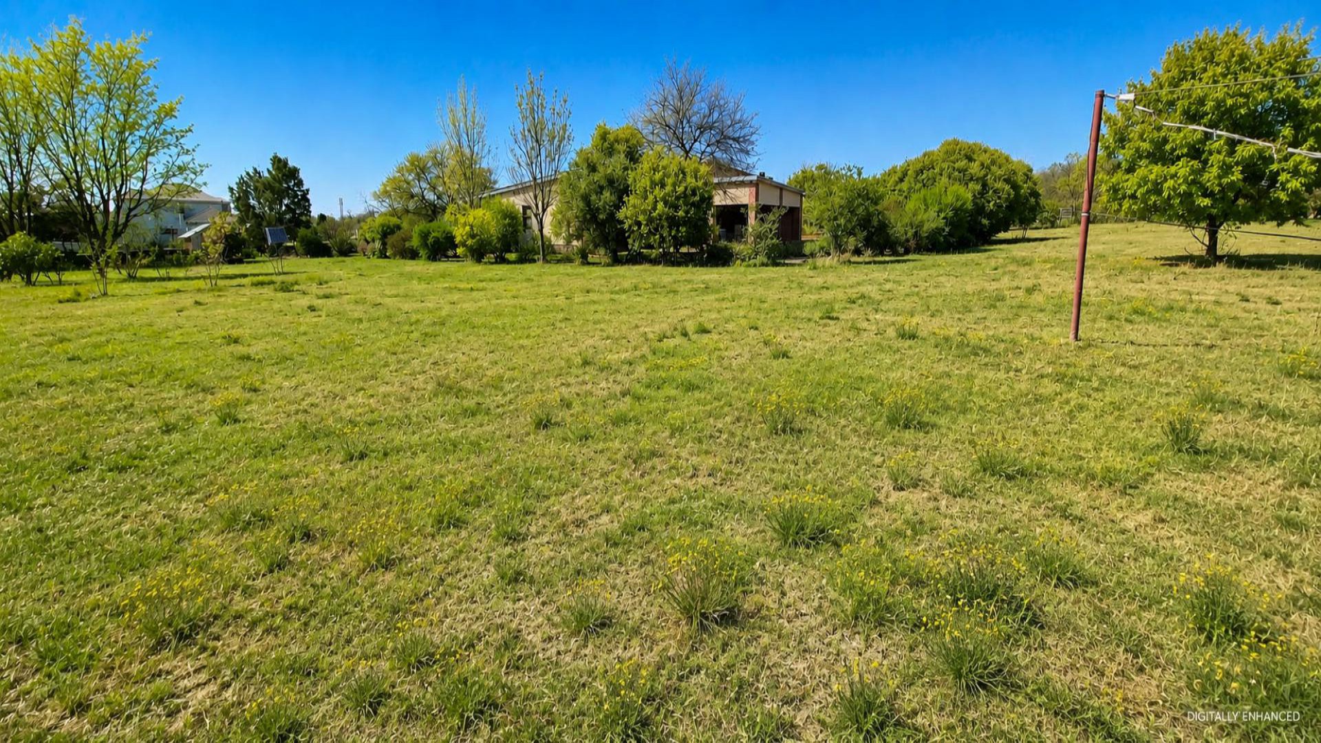 Backyard of property in Drumblade AH