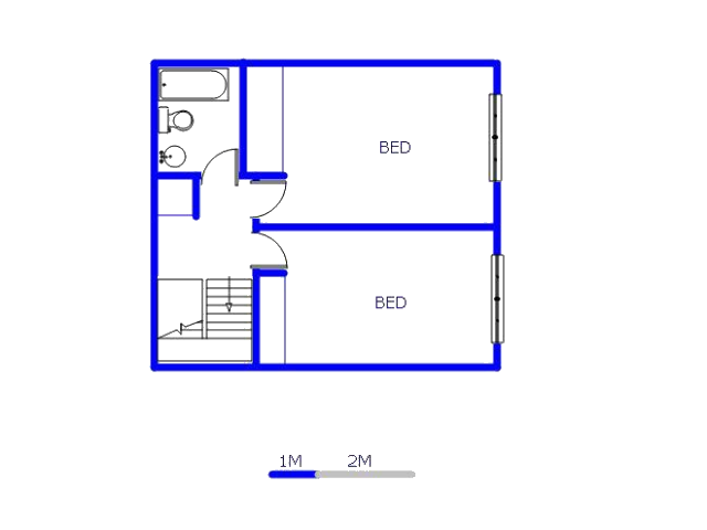 Floor plan of the property in Lyndhurst