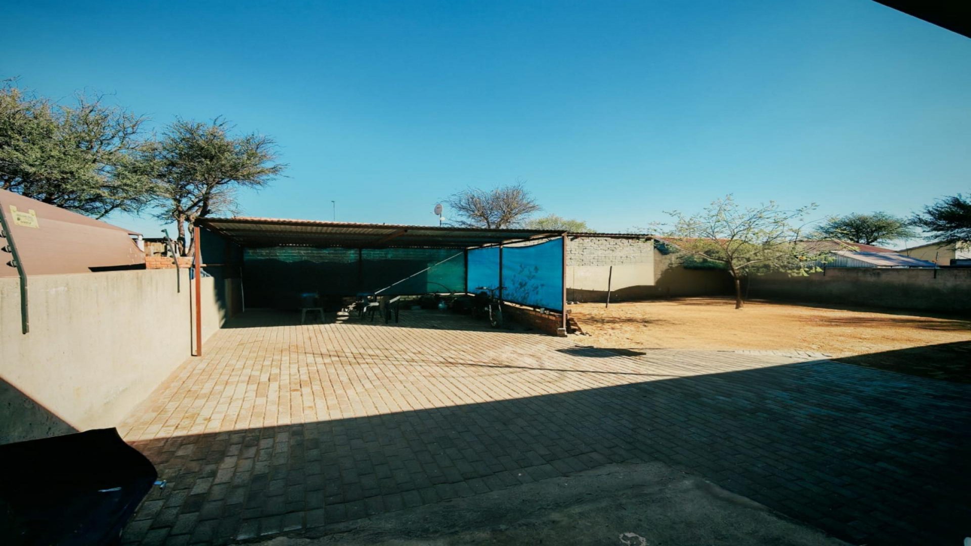 Backyard of property in Kathu
