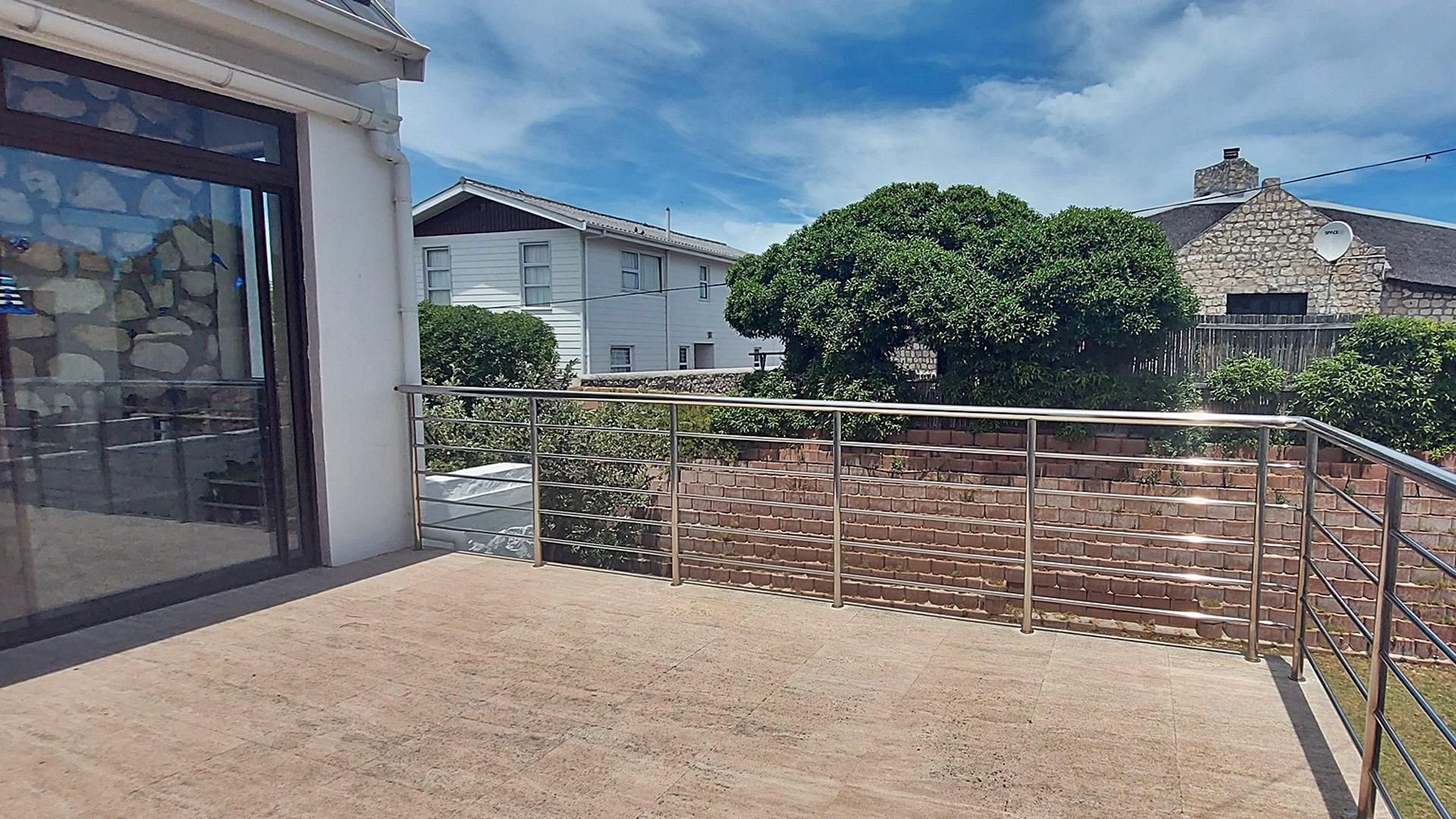 Balcony of property in Arniston