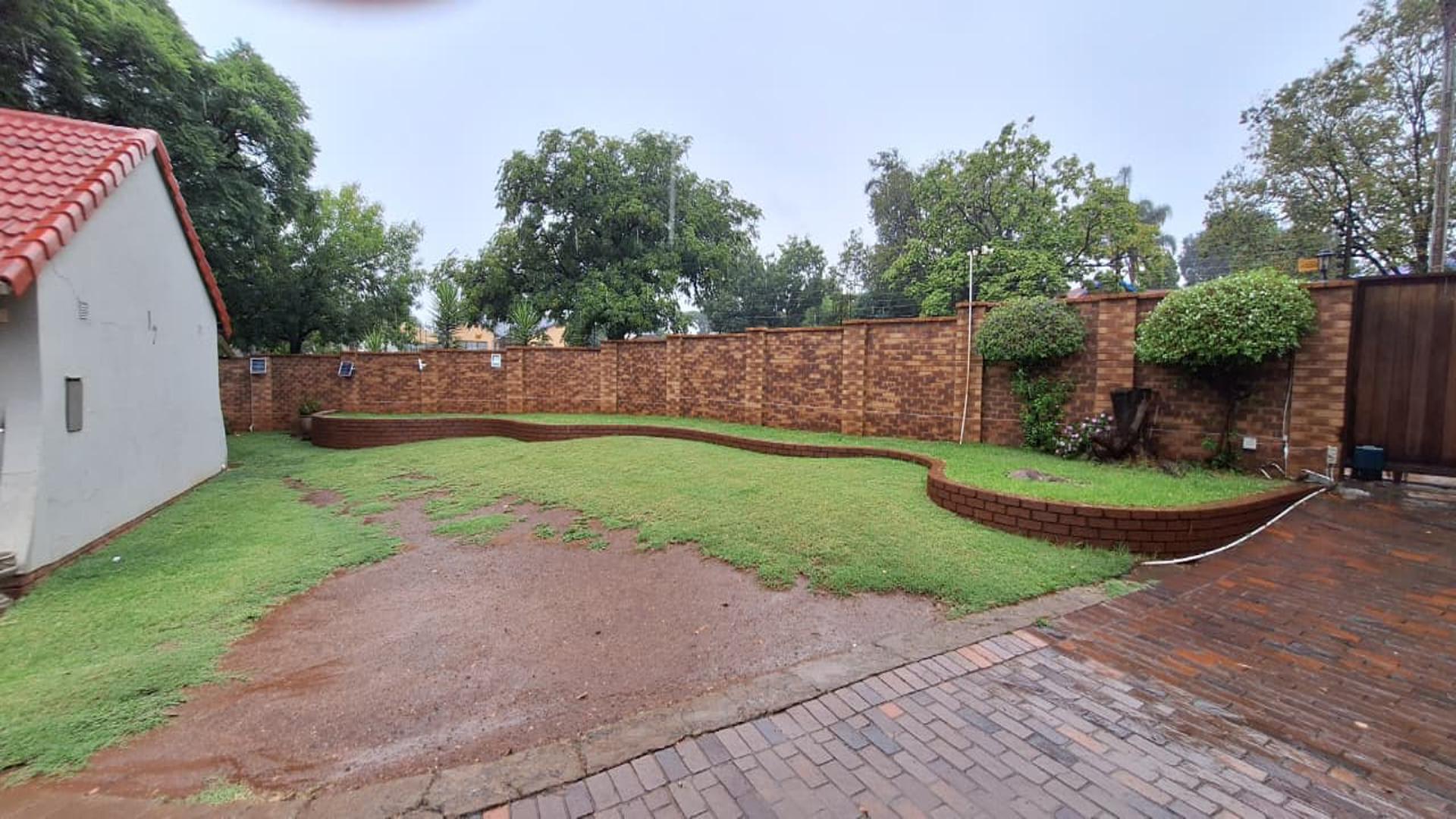 Backyard of property in Dinwiddie