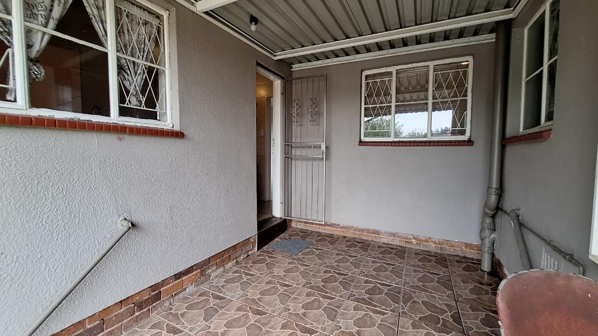 Backyard of property in Dinwiddie