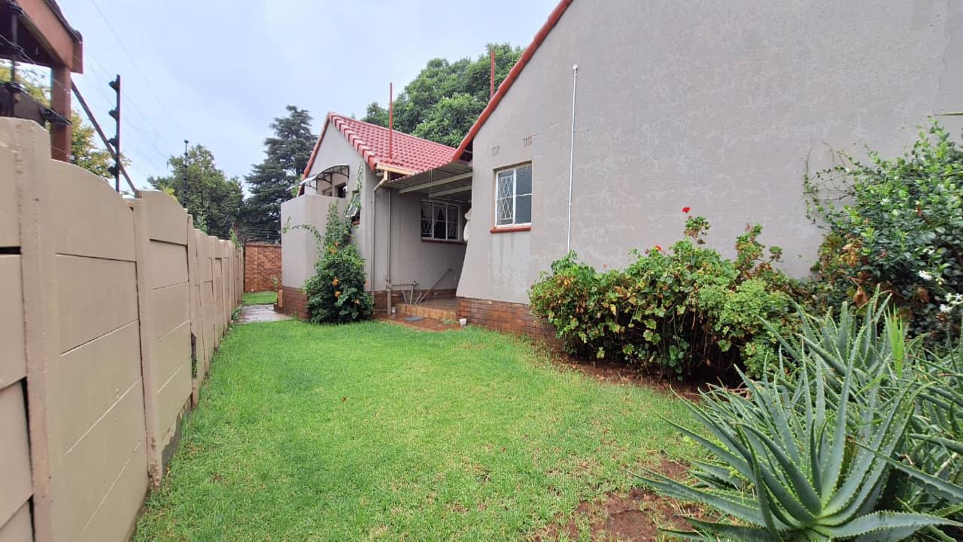 Backyard of property in Dinwiddie