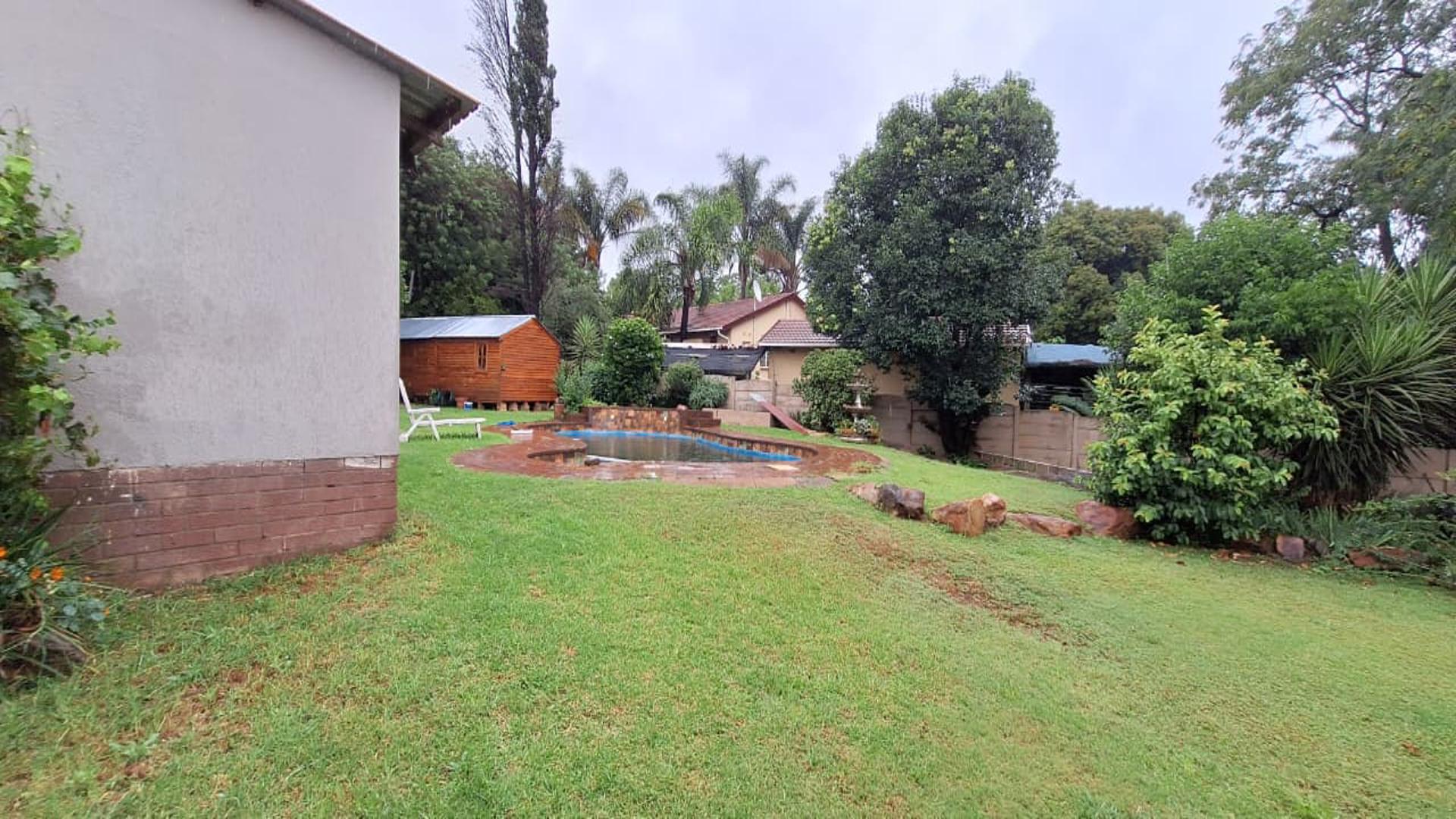 Backyard of property in Dinwiddie