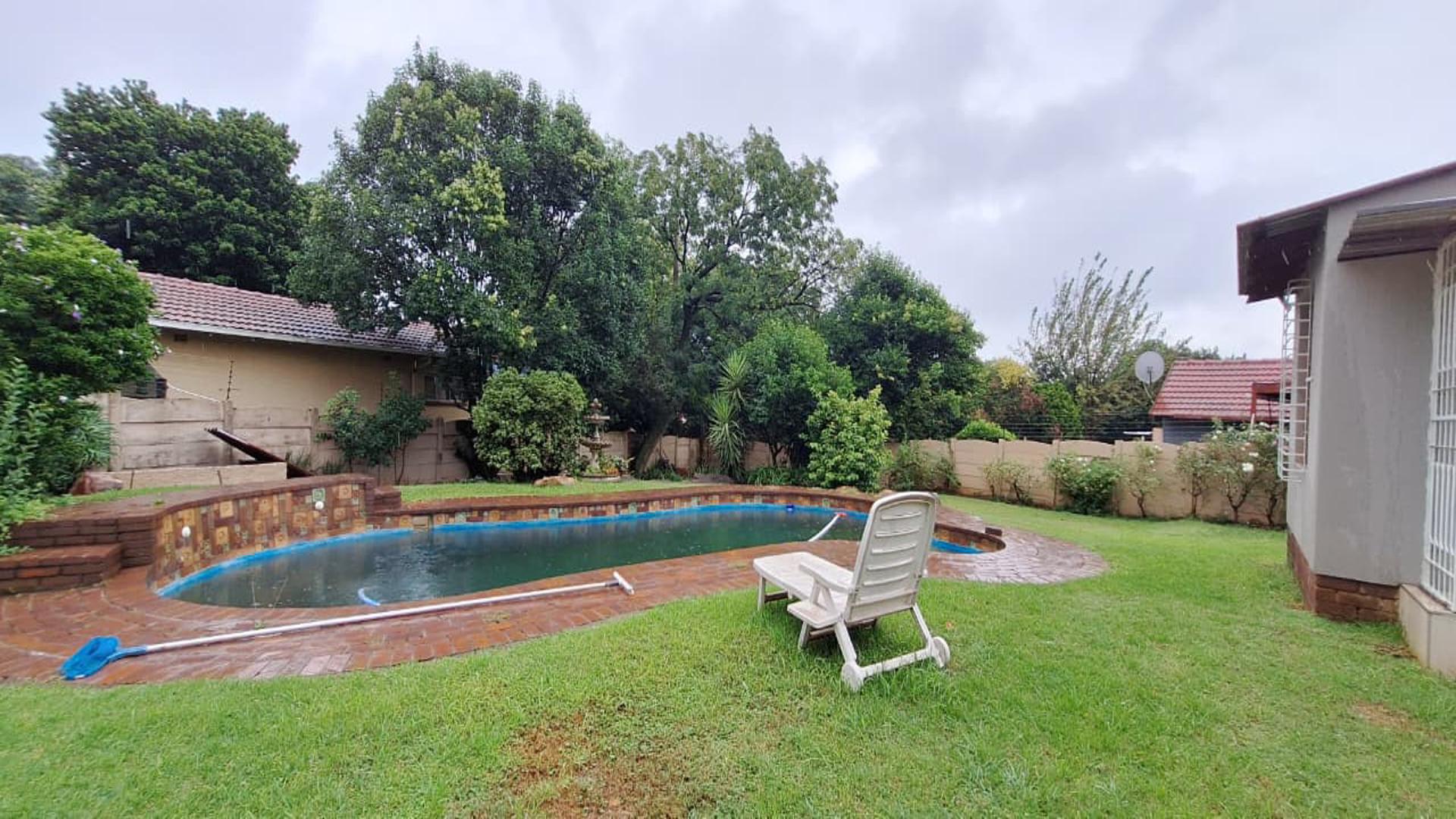 Backyard of property in Dinwiddie