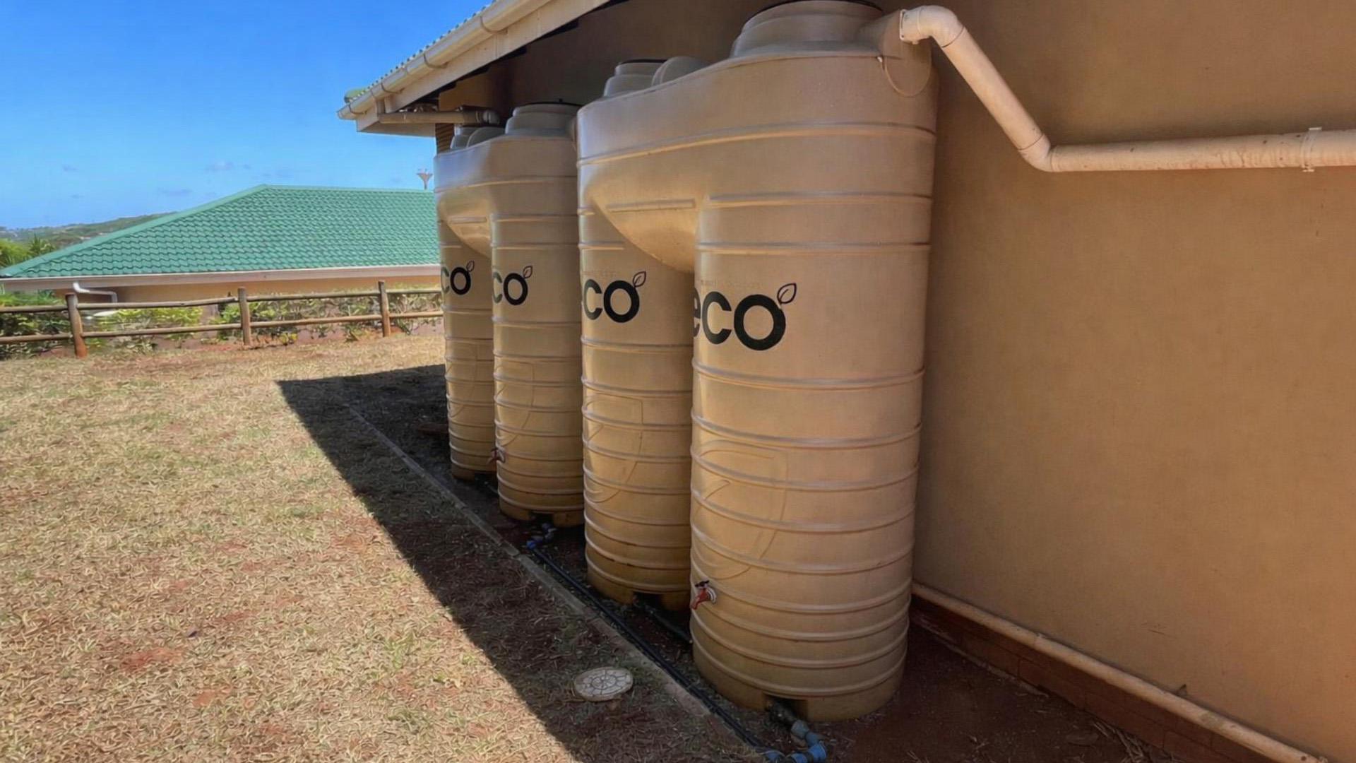 Backyard of property in Illovo Beach