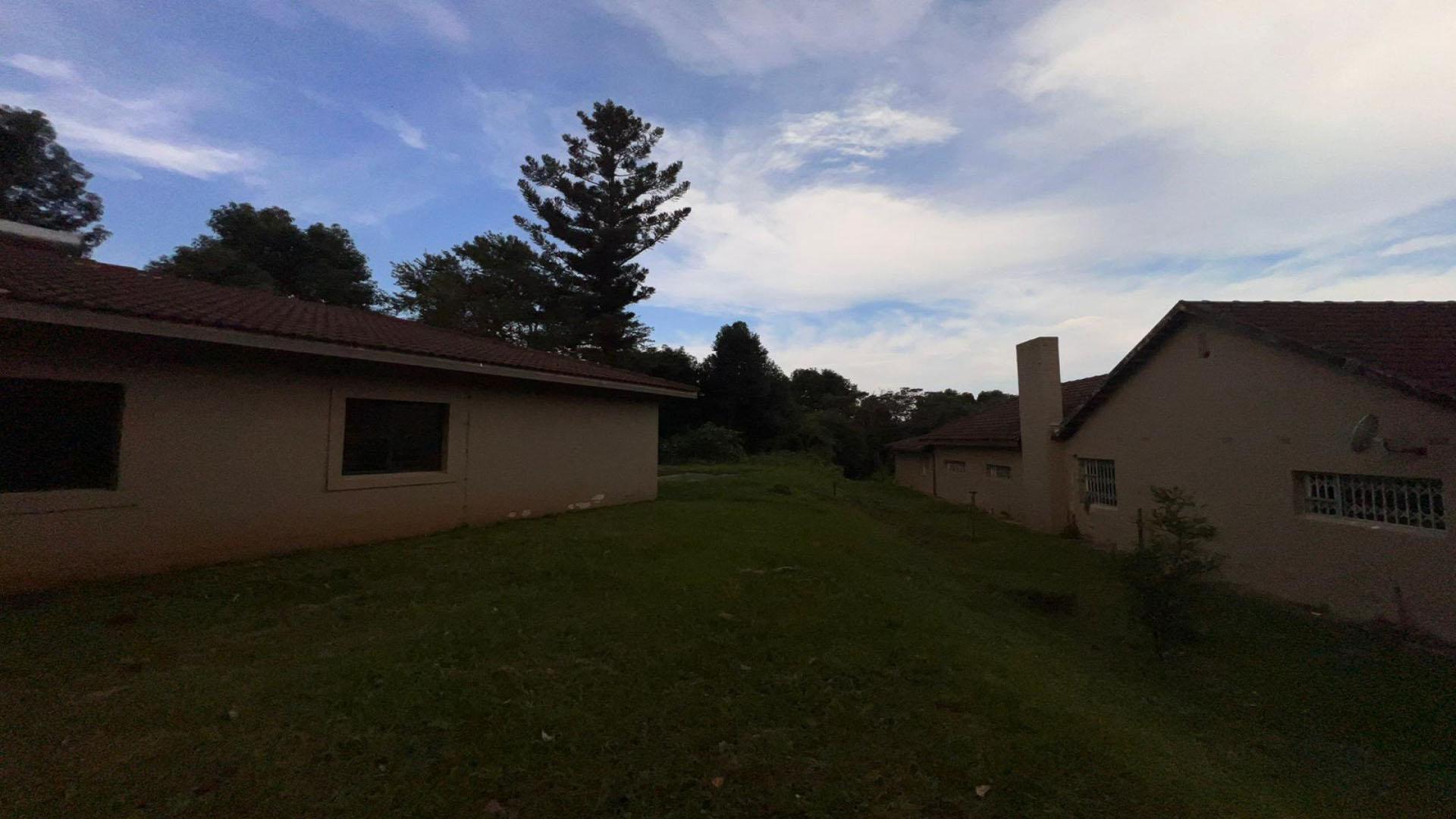 Backyard of property in Blackridge