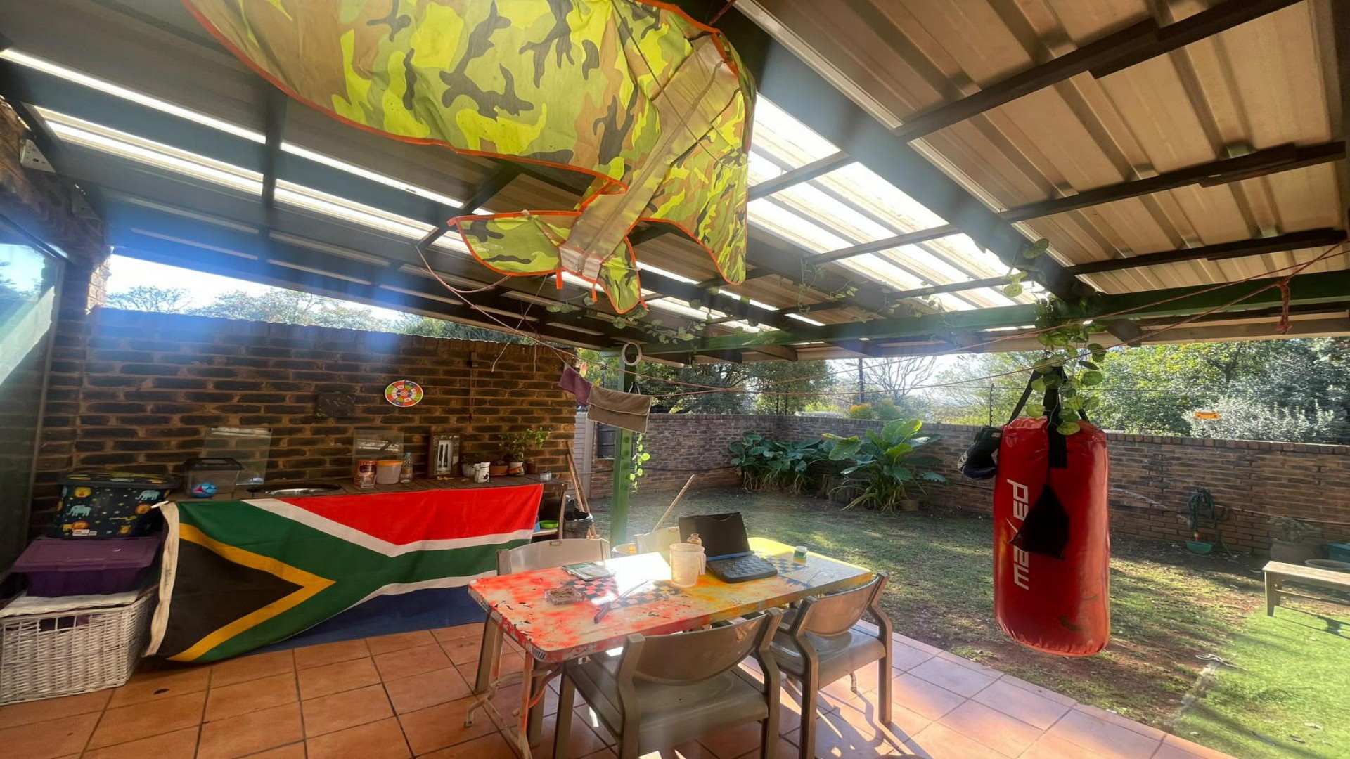 Braai Area of property in Eldoraigne