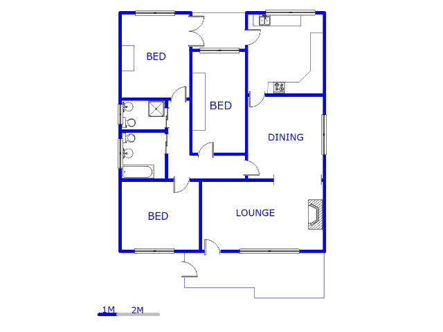 Ground Floor - 153m2 of property for sale in Newlands - JHB