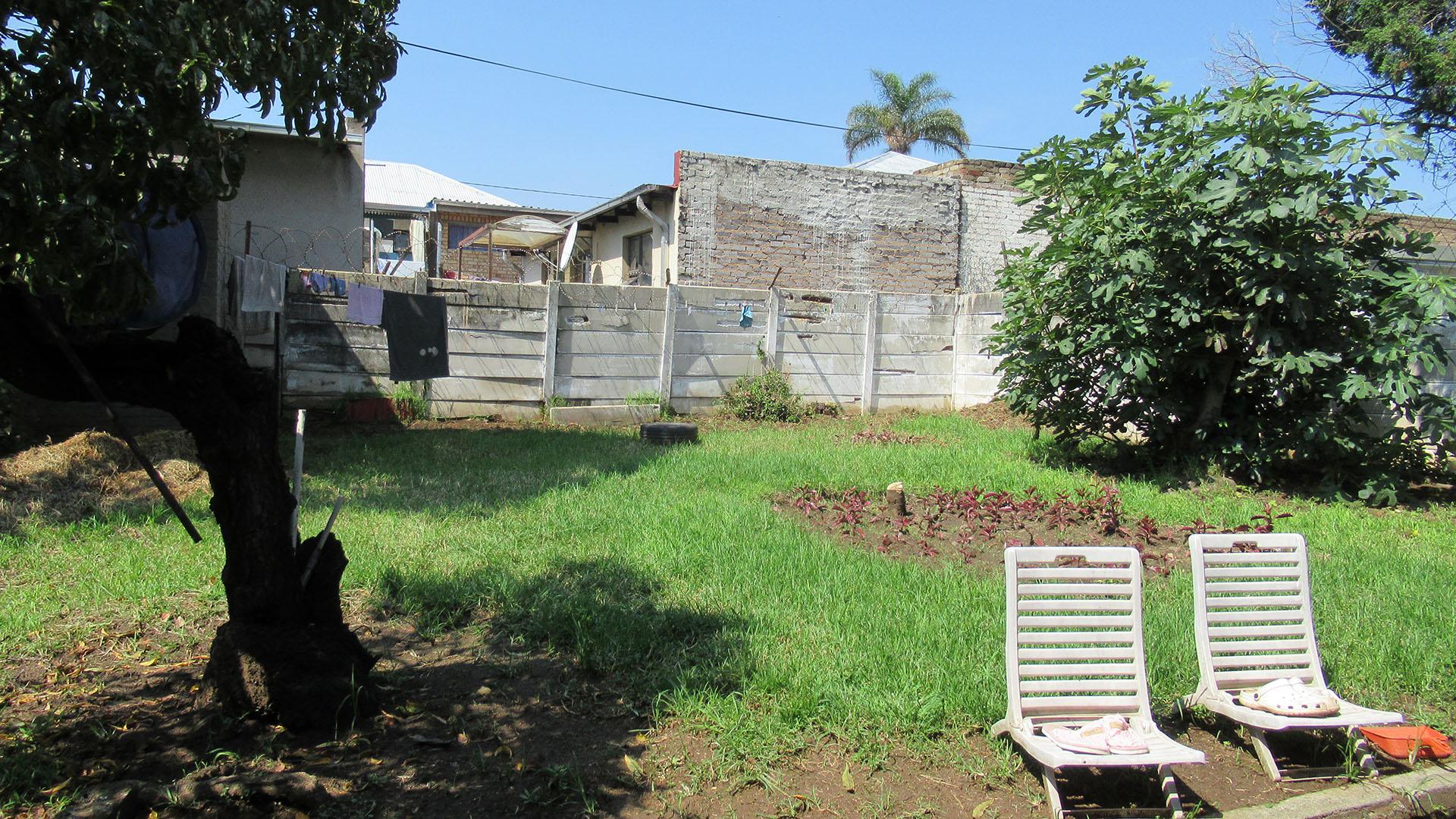 Backyard of property in Newlands - JHB