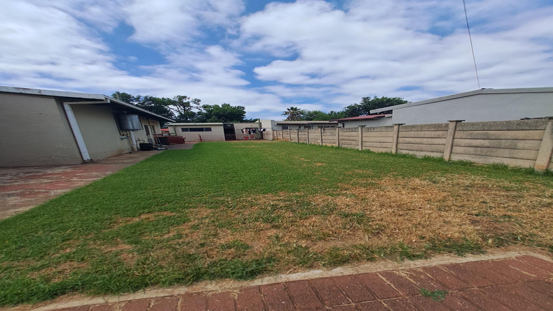 Backyard of property in Sasolburg