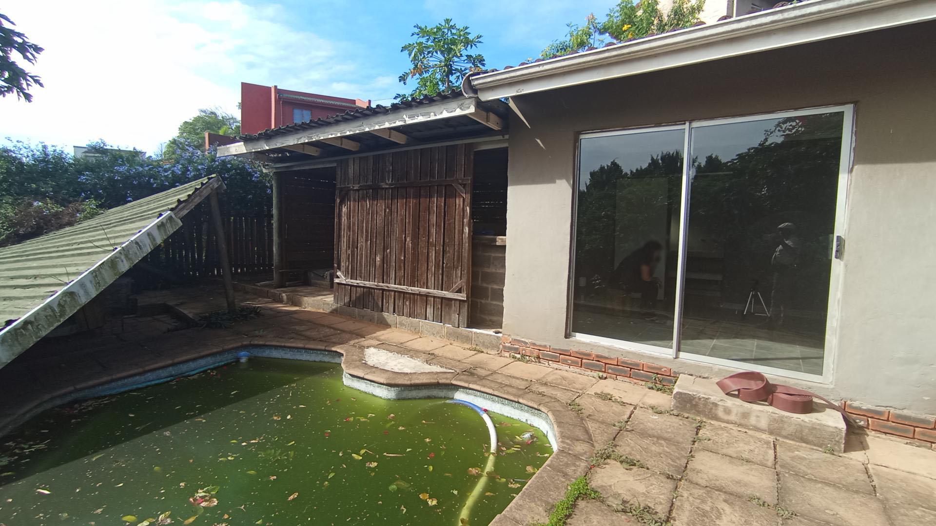 Backyard of property in Ocean View - DBN