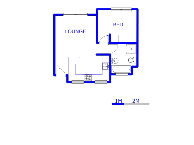 Floor plan of the property in The Reeds
