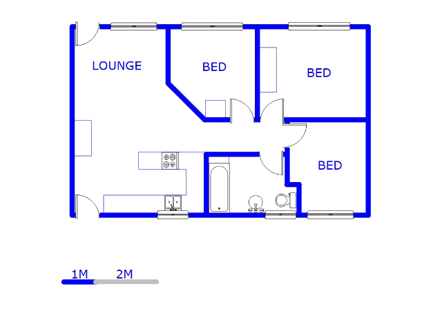 Ground Floor - 62m2 of property for sale in Groblerpark