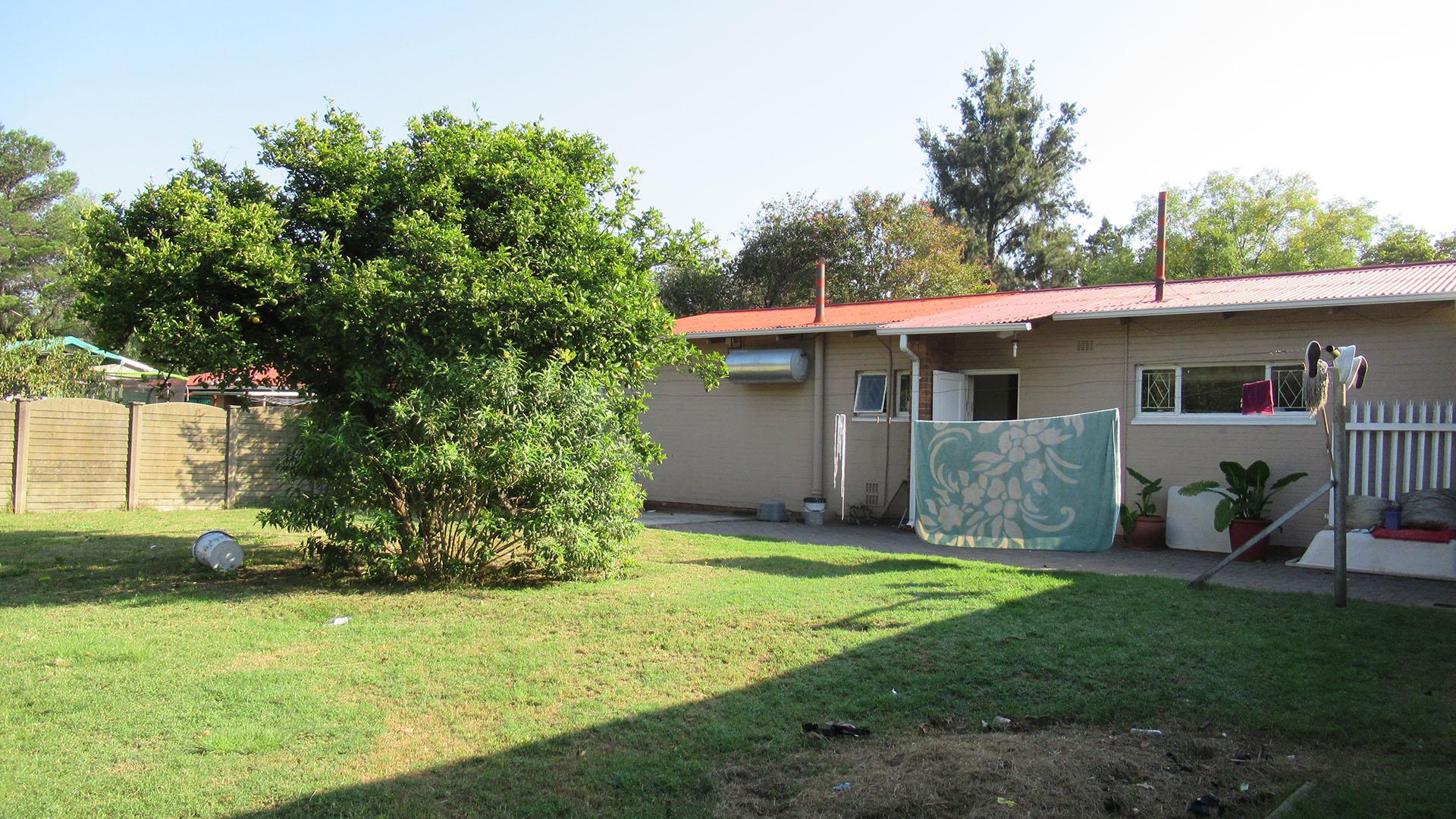 Backyard of property in Sasolburg