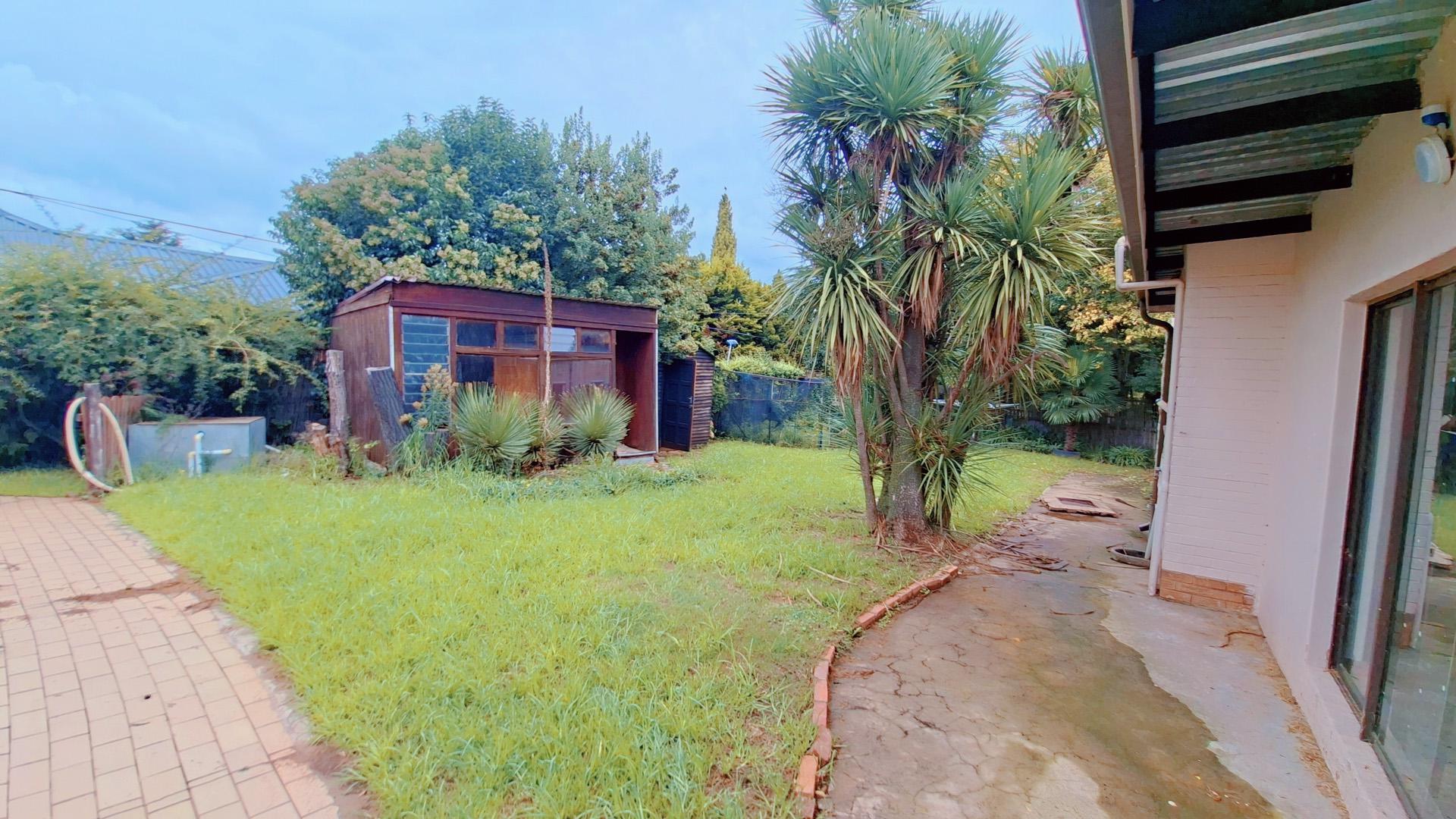 Backyard of property in Bethlehem