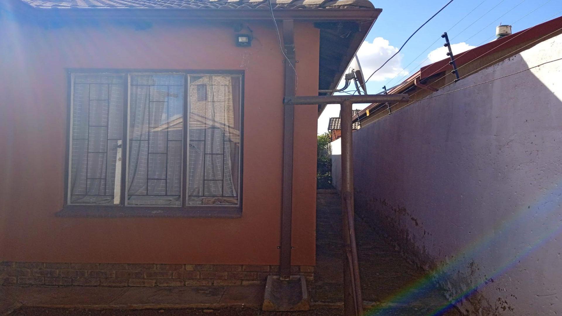 Backyard of property in Soshanguve East