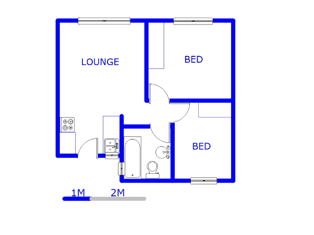 Ground Floor - 42m2 of property for sale in Riverside View