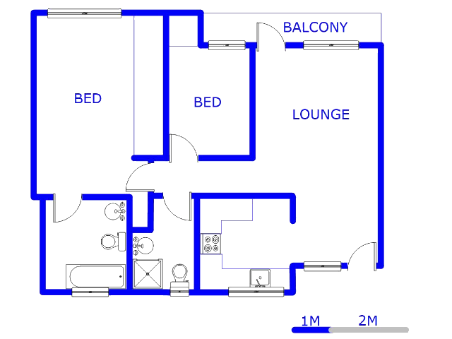 Ground Floor - 72m2 of property for sale in Northgate (JHB)