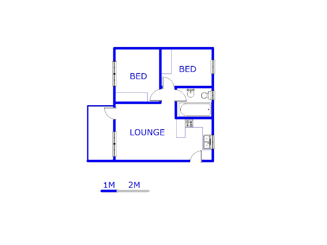 Ground Floor - 54m2 of property for sale in La Montagne