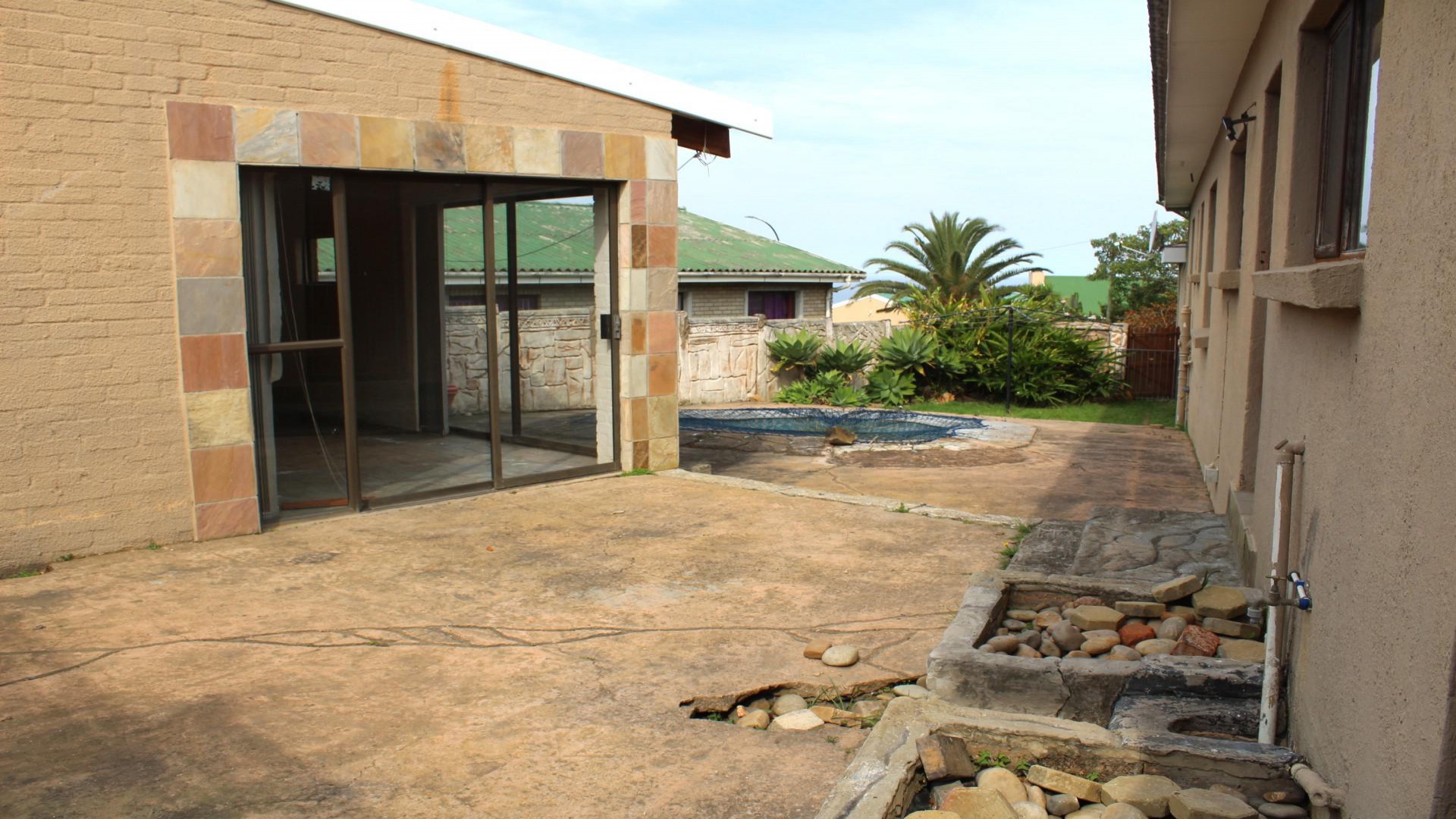 Backyard of property in Dana Bay