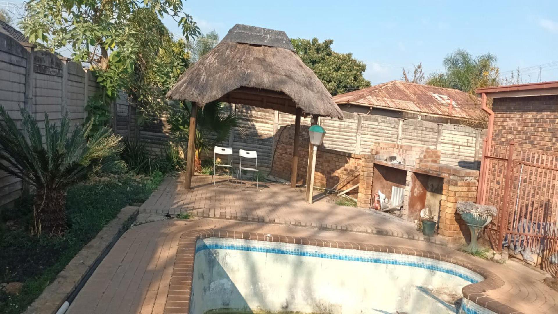Braai Area of property in Danville