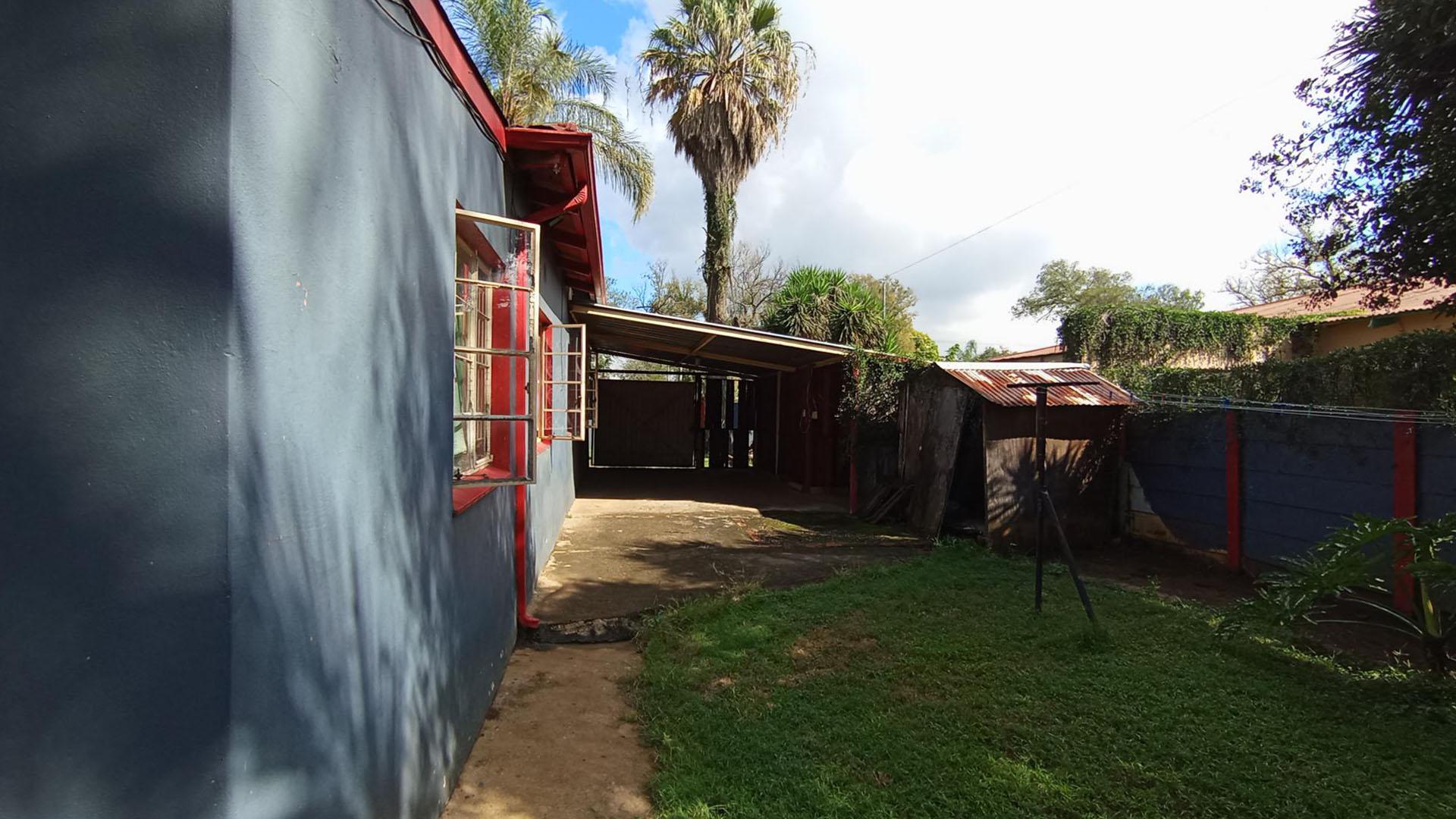 Backyard of property in Parktown Estate