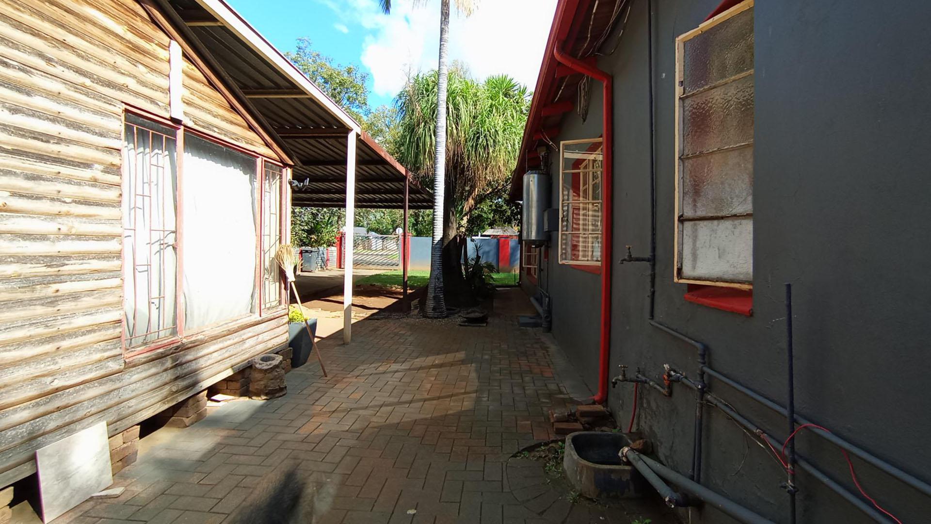 Backyard of property in Parktown Estate
