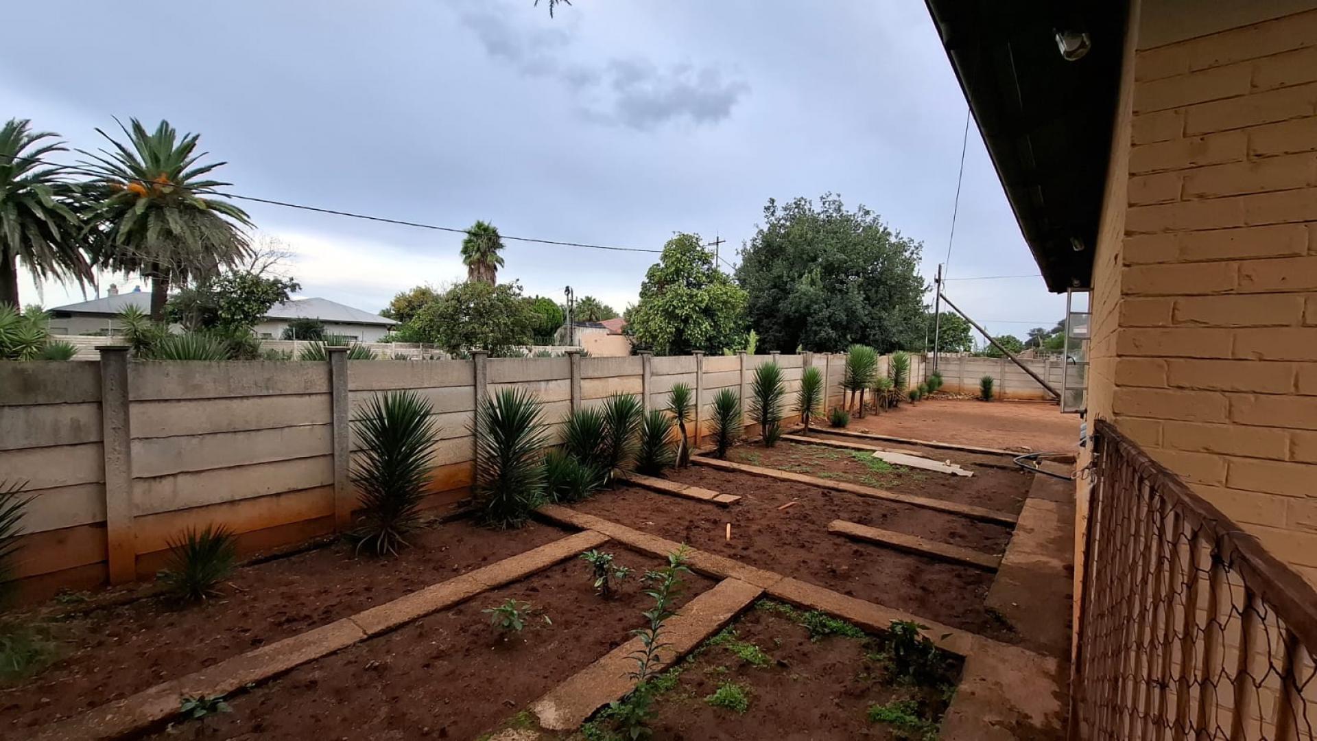 Backyard of property in Orkney