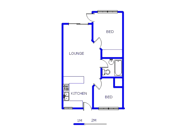 Ground Floor - 53m2 of property for sale in Pollak Park
