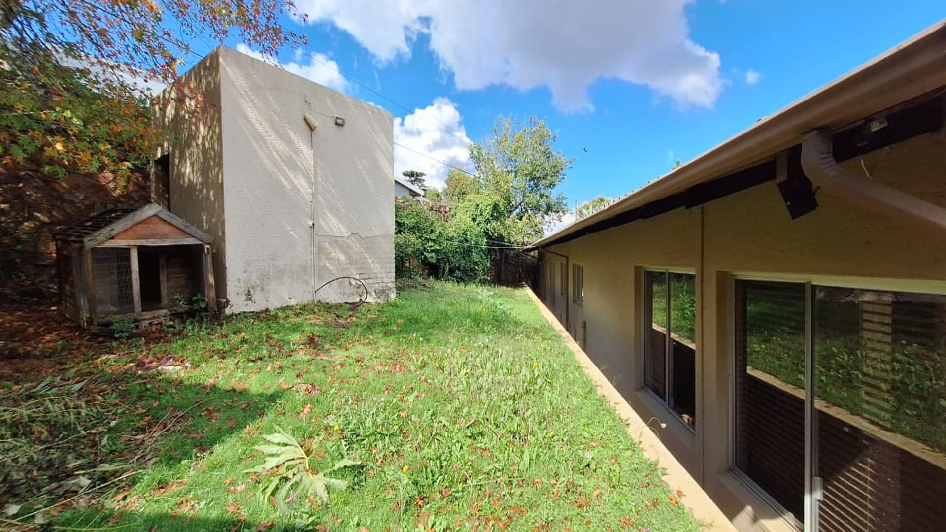 Backyard of property in Northcliff