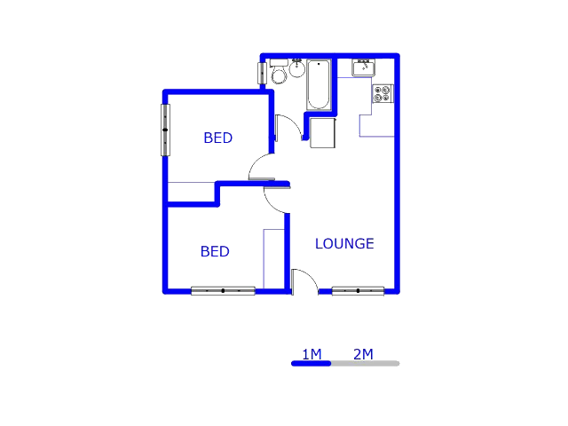 Ground Floor - 44m2 of property for sale in Ridgeway
