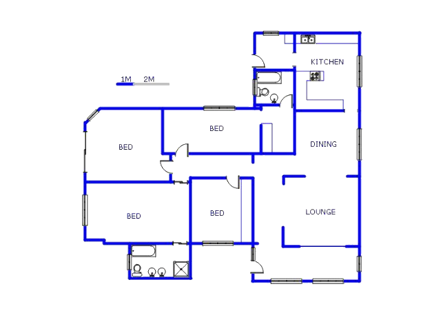 Ground Floor - 180m2 of property for sale in Krugersdorp