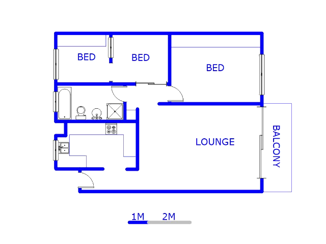 Ground Floor - 92m2 of property for sale in Ferndale - JHB