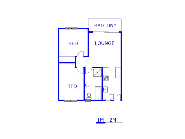 Ground Floor - 66m2 of property for sale in Goedeburg
