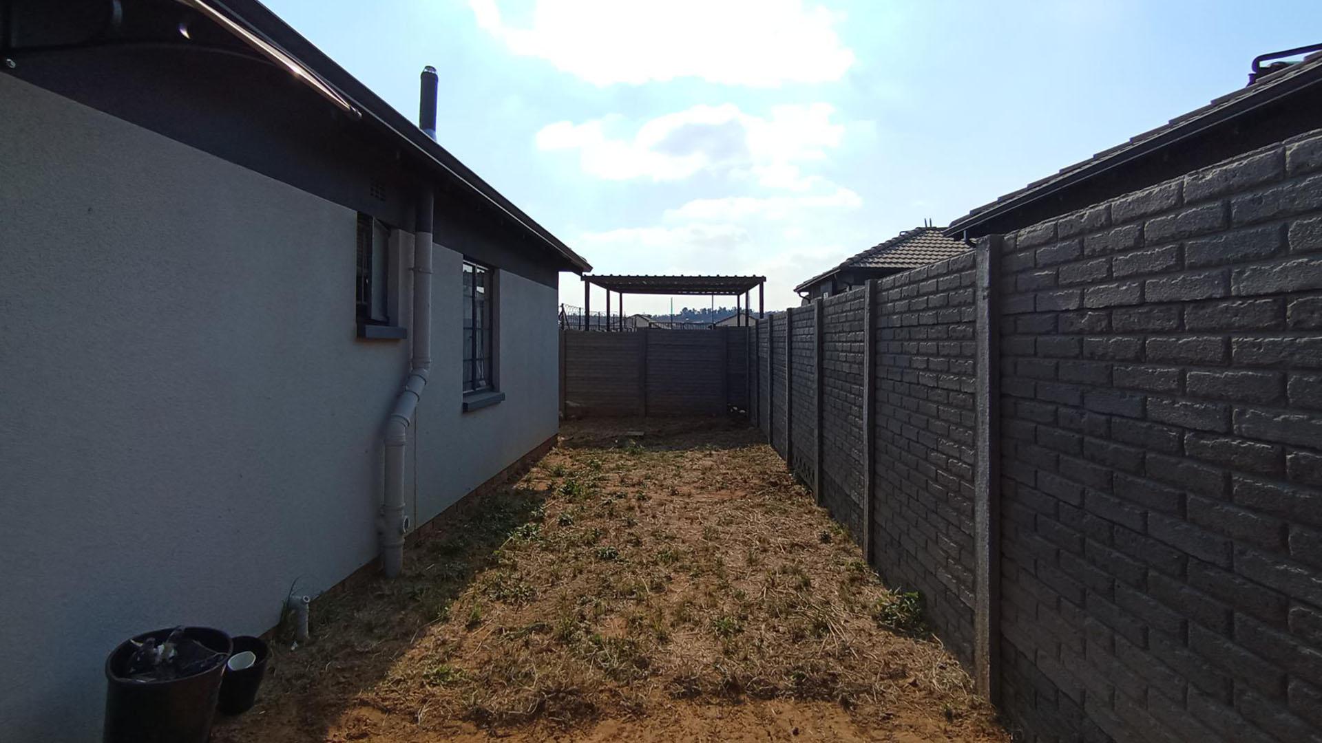 Backyard of property in Glenway Estate