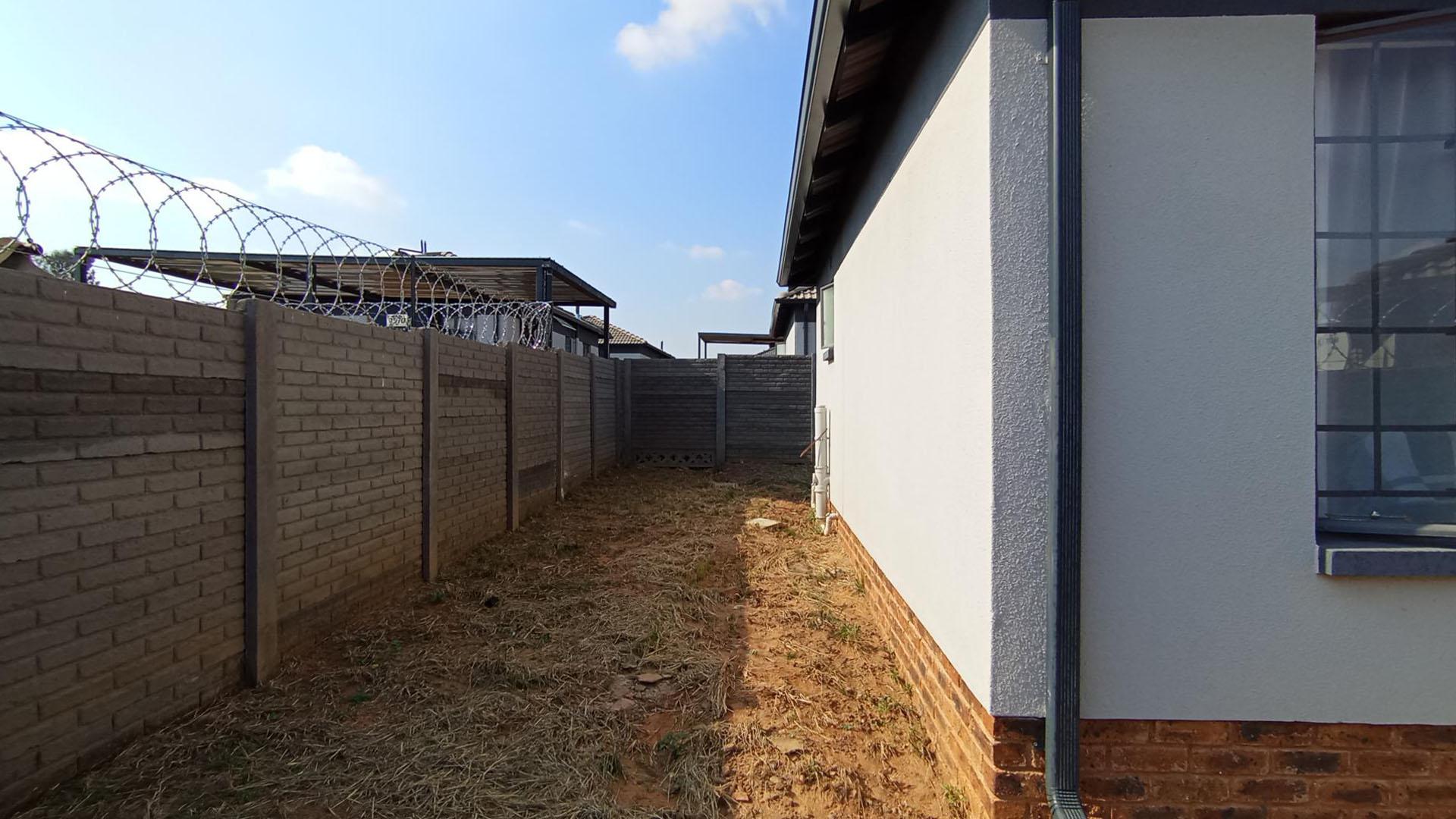 Backyard of property in Glenway Estate